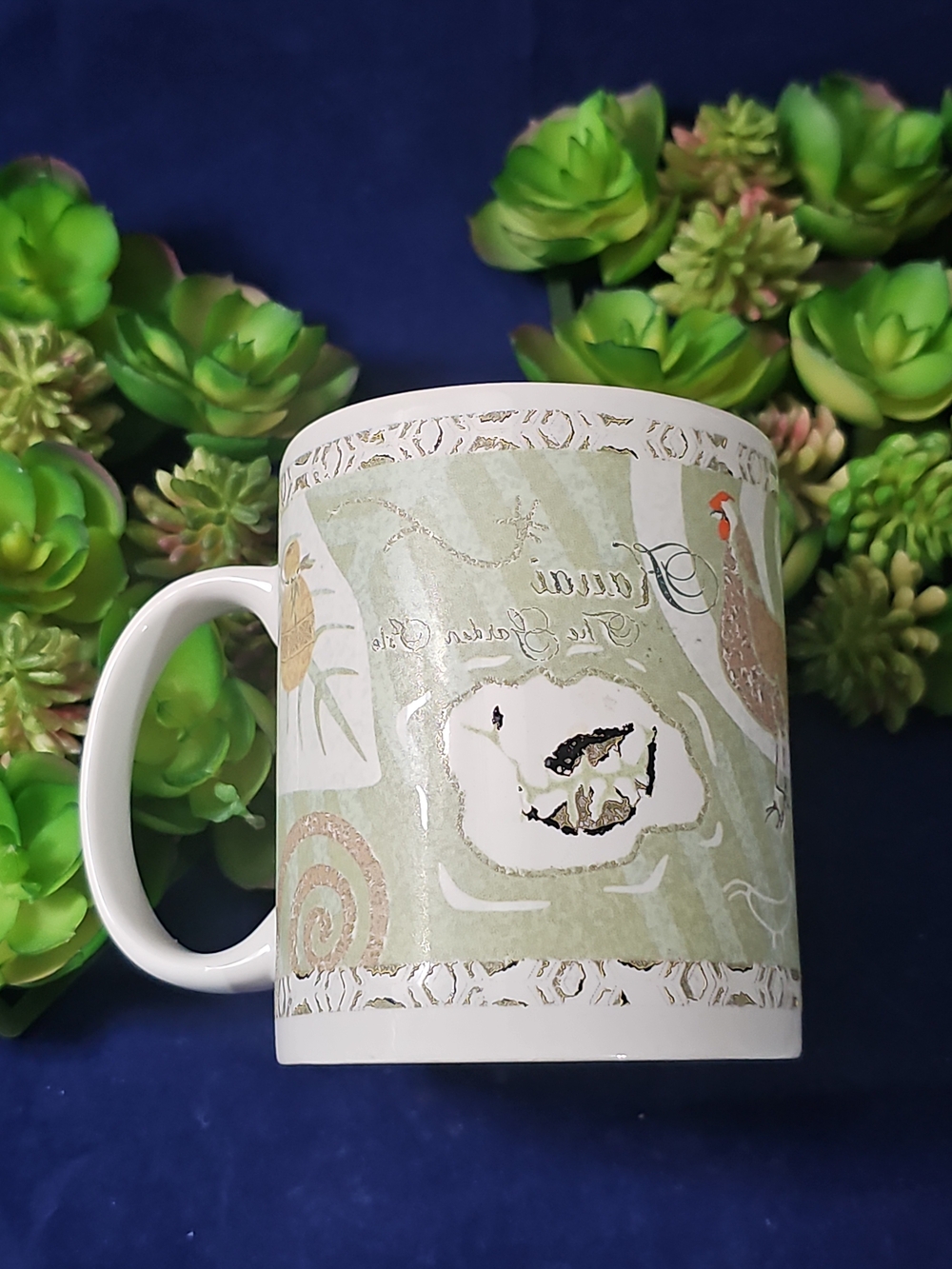 Kaua'i The Garden Isle Hawaii Tropical Garden Bird Ceramic Souvenir Mug